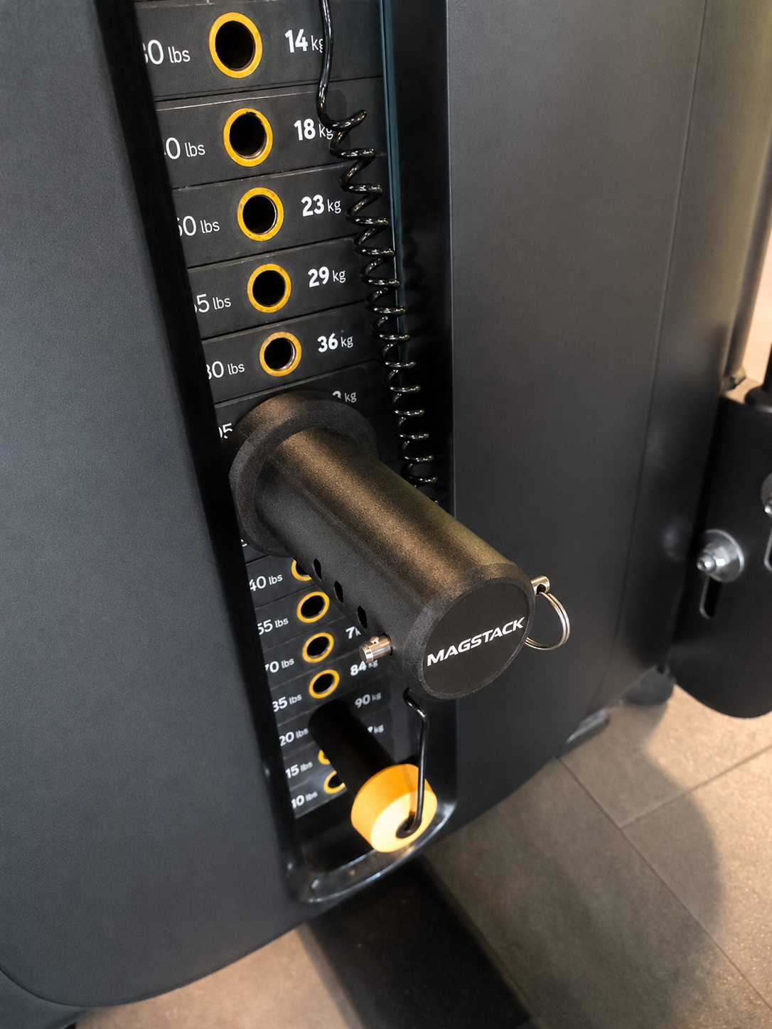 Magstack Weight Stack Pin: Zusatzgewicht und kleinere Gewichtsschritte für deinen Kabelzug